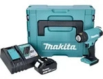 Makita DHG 180 RF1J Akku Hei&szlig;luftgebl&auml;se 18 V 550 &deg;C + 1x Akku 3,0 Ah +...