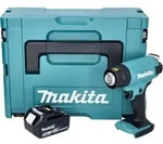 Makita DHG 180 T1J Akku Hei&szlig;luftgebl&auml;se 18 V 550 &deg;C + 1x Akku 5,0 Ah +...