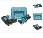 Makita DBO 382 RMJ Akku Schwingschleifer 18 V 93 x 185 mm Brushless + 2x Akku 4,0 Ah