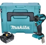 Makita DDF 083 T1J Akku Bohrschrauber 18 V 40 Nm 1/4'' Brushless + 1x Akku 5,0...