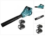 Makita DUB 362 T 2x18 Volt Akku Laubbl&auml;ser Akku-Gebl&auml;se + 2x 5 Ah Akku - ohne