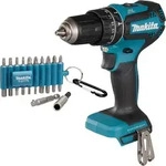 Makita DHP 485 Z Akku Schlagbohrschrauber 18 V 50 Nm Brushless + 22 tlg. Bit...