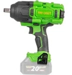 Procraft PWA80bb Akku Schlagschrauber 20 V 1600 Nm 1/2" Brushless + 1x Akku 2,0...