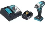 Makita DTW 181 RG1 Akku Schlagschrauber 18 V 210 Nm 1/2" Brushless + 1x Akku 6,0 Ah +