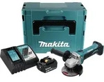 Makita DGA 452 RM1J Akku Winkelschleifer 18 V 115 mm + 1x Akku 4,0 Ah +...