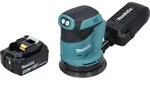 Makita DBO 180 M1 Akku Exzenterschleifer 18 V 125 mm + 1x Akku 4,0 Ah - ohne