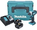Makita DTD 152 RFJ Akku Schlagschrauber 1/4" 18V 165Nm + 2x Akkus 3,0Ah +...