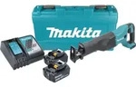 Makita DJR 186 RTK Akku Recipros&auml;ge S&auml;bels&auml;ge 18 V + 2x Akku 5,0 Ah +...