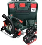Metabo KS 18 LTX 57 Akku Handkreiss&auml;ge 18 V 165 mm + 2x Akku 8,0 Ah +...