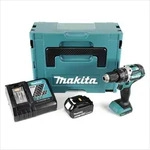 Makita DHP 484 RT1J 18V Brushless Li-Ion Akku Schlagbohrschrauber im Makpac...