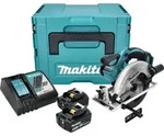 Makita DSS 611 RTJ Akku Handkreiss&auml;ge 18 V 165 mm + 2x Akku 5,0 Ah +...