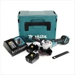 Makita DGA 513 RMJ Akku Winkelschleifer 18V 125mm Brushless + 2x Akku 4,0Ah +