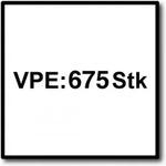 KREG Pocket-Hole Schrauben Sortiment 675-teilig ( SK03 ) Vierkantantrieb Teilgewinde