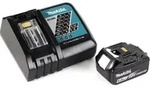 Makita DGA 511 RG1J Akku Winkelschleifer 18V 125mm Brushless + 1x Akku 6,0Ah +