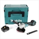 Makita DGA 513 G1J Akku Winkelschleifer 18V 125mm Brushless + 1x Akku 6,0Ah +...