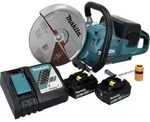 Makita DCE 090 RG2X1 Akku Trennschleifer 36 V ( 2x 18 V ) 230 mm Brushless + 2x...