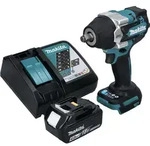 Makita DTW 700 RM1 Akku Schlagschrauber 18 V 700 Nm 1/2" XPT Brushless + 1x...