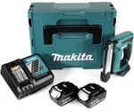 Makita DST 221 RGJ 18 V Li-ion Akku Tacker im Makpac + 2x BL 1860 B 6,0 Ah...