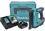 Makita DBN 500 RM1J Akku Stauchkopfnagler 18 V 15-50 mm + 1x Akku 4,0 Ah + Ladeger&auml;t
