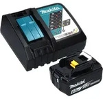 Makita DDF 458 RG1J Akku Bohrschrauber 18 V 91 Nm + 1x Akku 6,0 Ah + Ladeger&auml;t...