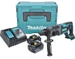 Makita DHR 241 RGJ Akku Bohrhammer 18 V 2,0 J SDS plus + 2x Akku 6,0 Ah +...