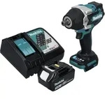Makita DTW 701 RF1 Akku Schlagschrauber 18 V 700 Nm 1/2" XPT Brushless + 1x...
