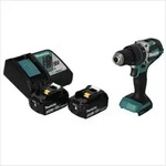 Makita DHP 484 RF Akku Schlagbohrschrauber 18 V 54 Nm Brushless + 2x Akku 3,0...