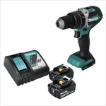 Makita DHP 484 RT Akku Schlagbohrschrauber 18 V 54 Nm Brushless + 2x Akku 5,0...
