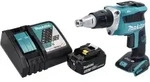 Makita DFS 452 RT1 Akku Schnellbauschrauber 18 V Brushless + 1x Akku 5,0 Ah +
