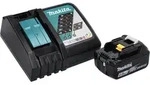 Makita DHP 487 RG1J Akku Schlagbohrschrauber 18 V 40 Nm Brushless + 1x Akku 6,0...