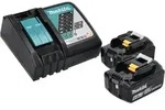 Makita DHP 487 RG Akku Schlagbohrschrauber 18 V 40 Nm Brushless + 2x Akku 6,0...