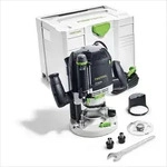 Festool OF 2200 EB-Plus Oberfr&auml;se 2200W 80mm Hub ( 574349 ) + Zubeh&ouml;r +...