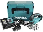 Makita DJV 180 RTJ Akku Stichs&auml;ge 18V + 2x Akku 5,0Ah + Ladeger&auml;t + Makpac