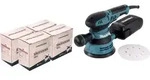 Makita BO 5041 Exzenterschleifer / Schleifmaschine 300 W 125 mm + 4x...