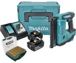 Makita DBN 500 RTJ Akku Stauchkopfnagler 18 V 15-50 mm + 2x Akku 5,0 Ah + Ladeger&auml;t