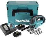 Makita DJV 180 RYJ Akku Stichs&auml;ge 18V + 2x Akku 1,5Ah + Ladeger&auml;t + Makpac