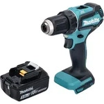 Makita DDF 485 T1 Akku Bohrschrauber 18 V 50 Nm Brushless + 1x Akku 5,0 Ah -...