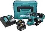 Makita DKP 181 RGJ Akku Hobel Falzhobel 82 mm 18 V Brushless + 2x Akku 6,0 Ah +