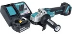 Makita DGA 521 RF1X1 Akku Winkelschleifer 18 V 125 mm X-LOCK Brushless + 1x...
