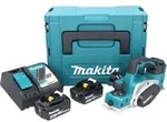Makita DKP 180 RGJ Akku Hobel 18 V 82 mm + 2x Akku 6,0 Ah + Ladeger&auml;t + Makpac