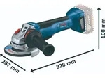 Bosch GWS 18V-10 P Professional Akku Winkelschleifer 18 V 125 mm ( 06019J4100 )
