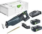 Festool RSC 18 EB-Basic Akku S&auml;bels&auml;ge 18 V Brushless + 2x Akku 3,0 Ah +...