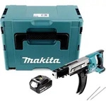 Makita DFR 750 M1J Akku Magazinschrauber 18V 45-75mm + 1x Akku 4,0Ah + Makpac -...