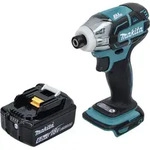 Makita DTS 141 G1 Akku Impulsschrauber 18 V 40 Nm 1/4" Brushless + 1x Akku 6,0...