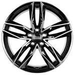MAM RS3 Black Front Polish Alufelge 20 Zoll ET45 5x112 ML66,6