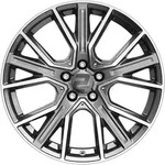 2DRV WH34 Daytona Grau Hochglanzpoliert Alufelge 20 Zoll ET21 5x112 ML66,6