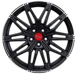 MAM B3N Matt Black Lip Polish Alufelge 19 Zoll ET30 5x112 ML66,65