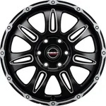Borbet CW8 Black Rim Window Polished Matt Alufelge 18 Zoll ET45 6x139,7 ML93,1