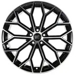 1000Miglia MM1030 Gloss Black Polished Alufelge 17 Zoll ET45 5x112 ML66,5