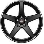 Momo Five Black Matt Polish Alufelge 19 Zoll ET30 5x112 ML79,6